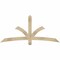Ekena Millwork Davenport Rough Sawn Timber Gable Bracket, Douglas Fir, 72"W x 33"H x 2"D x 4"F, 11/12 Pitch GBW072X33X0204DAV00RDF - alternate 1